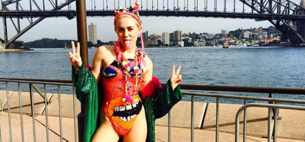 Miley Cyrus topless