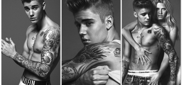 Justin Bieber modello per Kalvin Klein