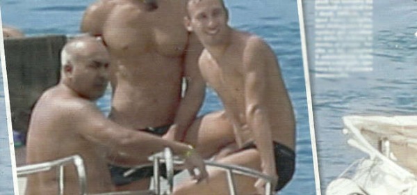 Gabriel Garko in barca (Chi)