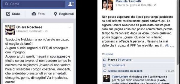 Forte forte forte, insulti sgradevoli su Facebook