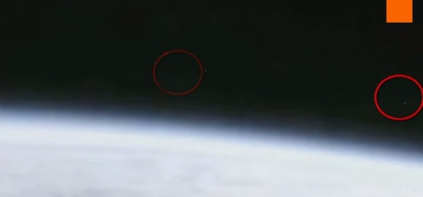 Ufo lasciano la terra immagini da video