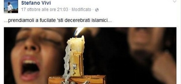 Post Sul Profilo Facebook Di Stefano Vivi