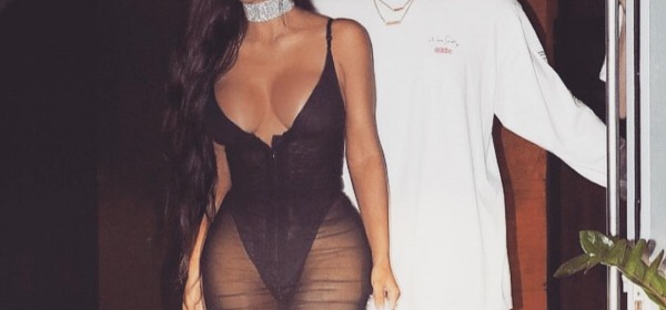 Kanye West e Kim Kardashian - foto da instagram