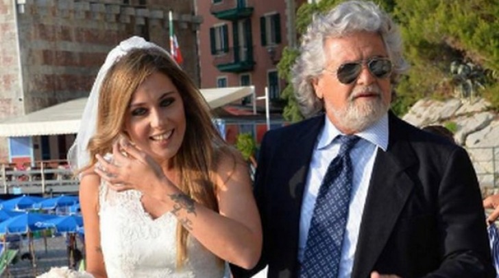 Beppe Grillo e Valentina Scarnecchia