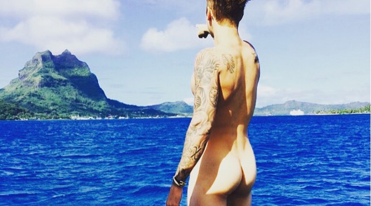 Justin Bieber nudo su instagram