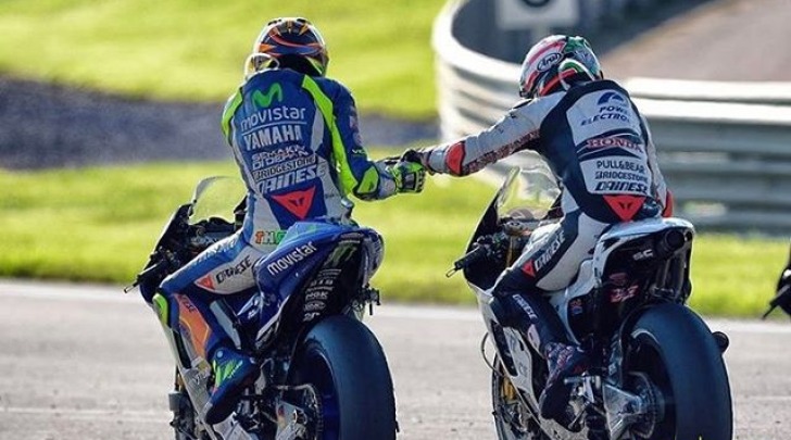 Valentino Rossi e Nicky Hayden